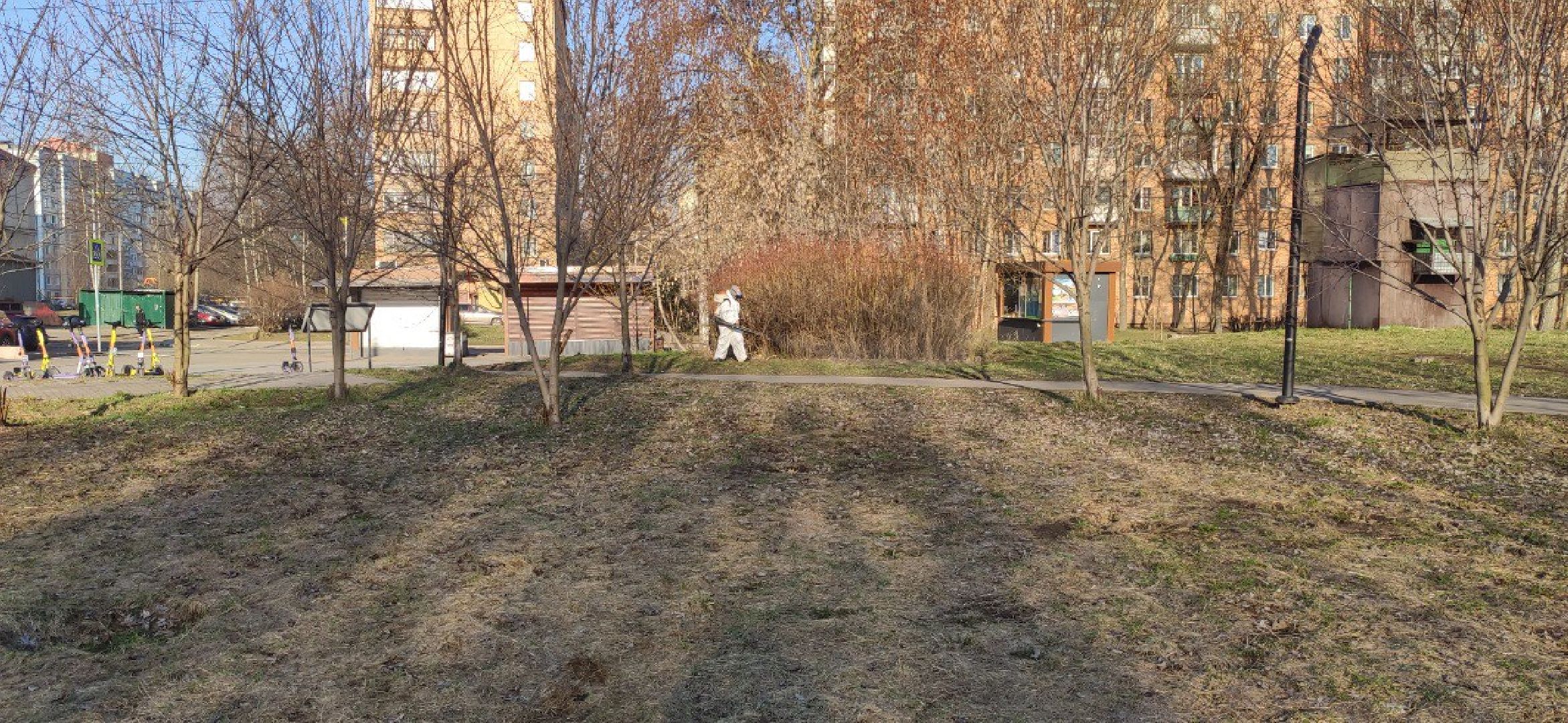 долгопрудный, парки, клещи, антиклещевая обработка,