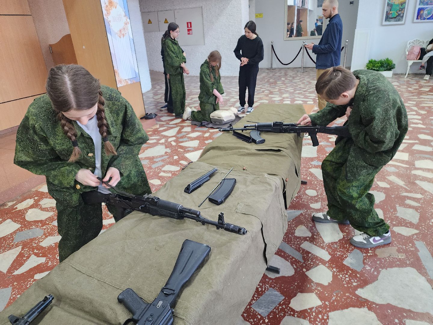 подольск, юнармейцы, занятия,