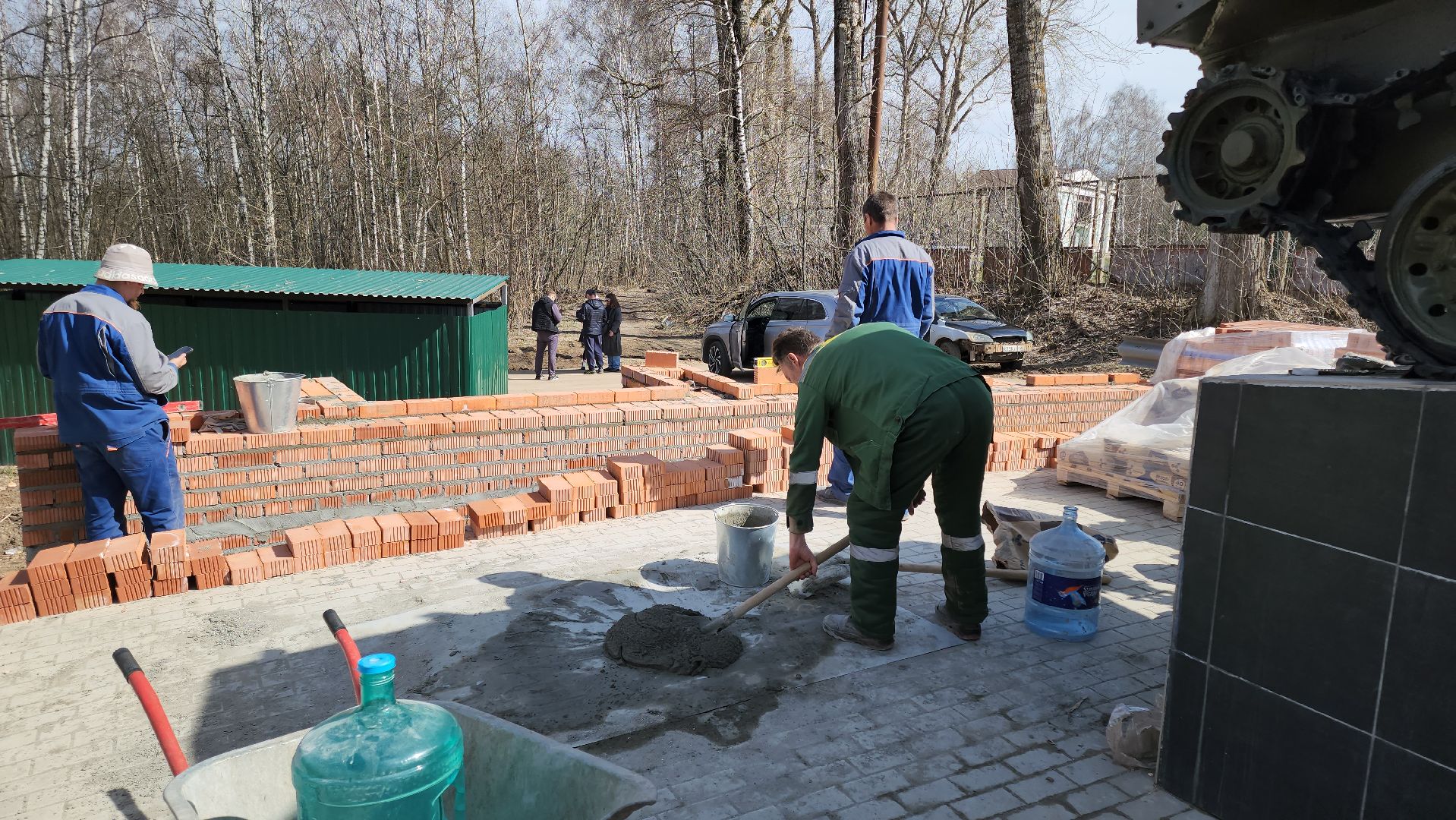 кашира, благоустройство, парк, стела, вдв, памятник, памятник внуку пушкина,