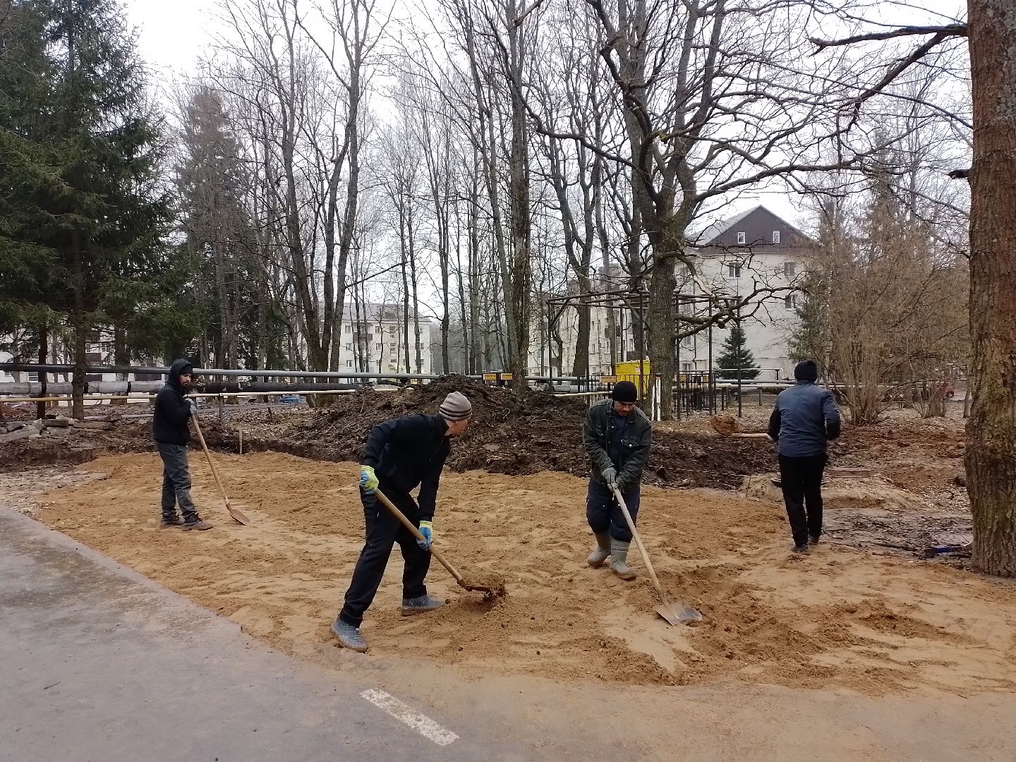 благоустройство, парковка, городской округ восход, строителтство,