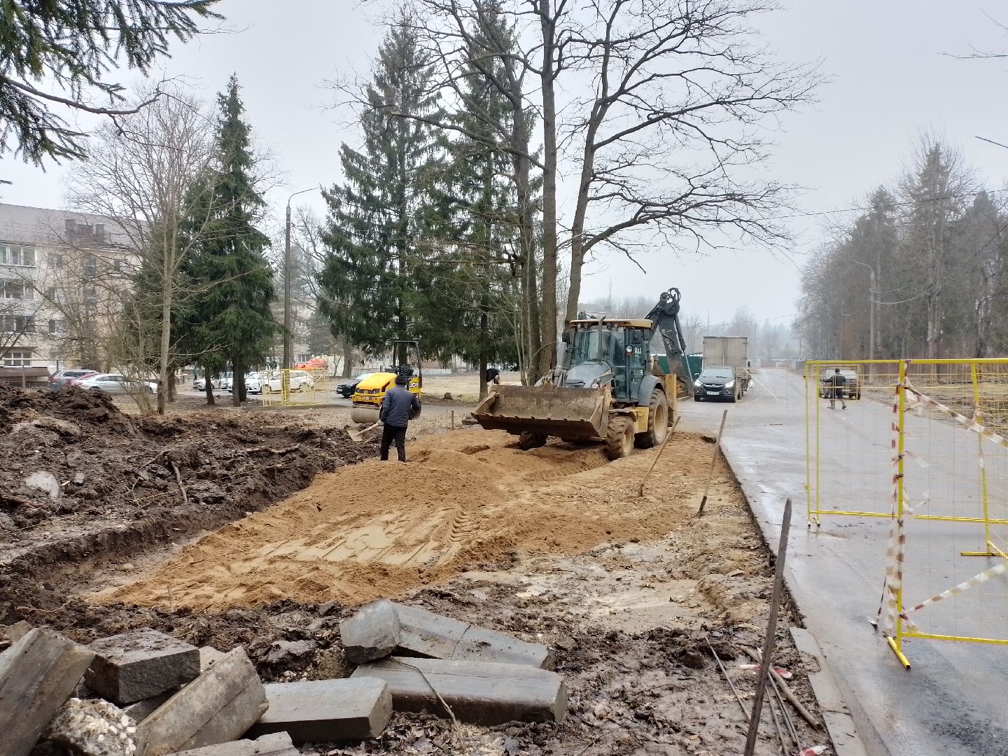 благоустройство, парковка, городской округ восход, строителтство,