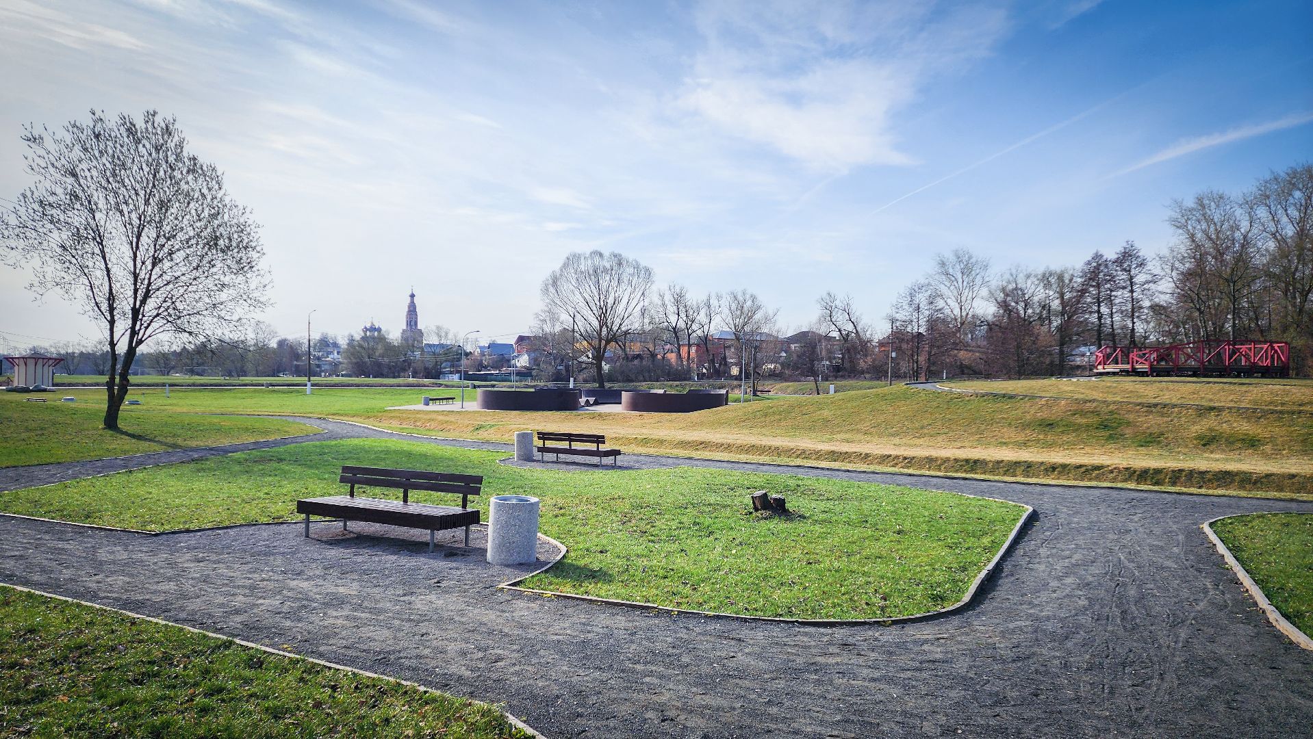 Бронницы , Парк Бронницкий Луг , Обработка парка от клещей,