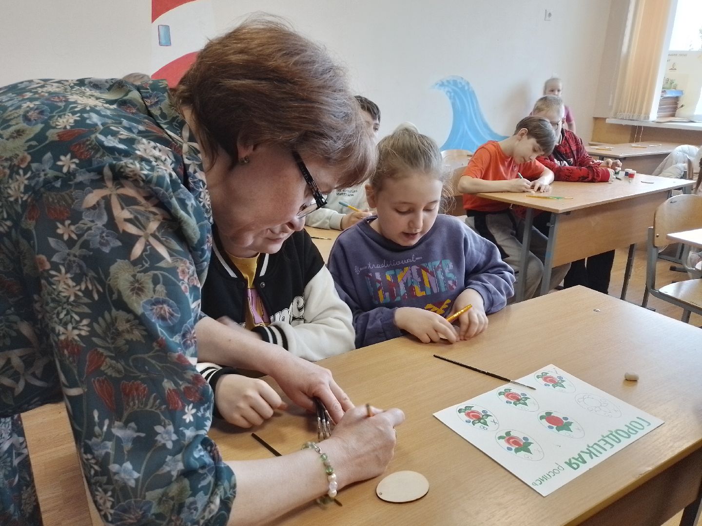 пасха, мастер-класс, роспись, городской округ восход,