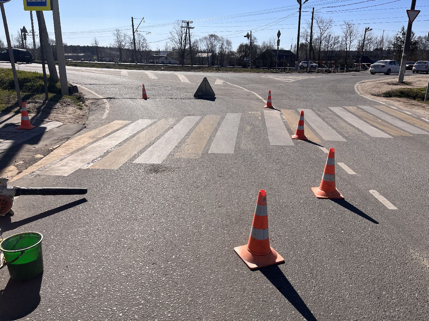 Шаховская, зебра, пешеходный переход