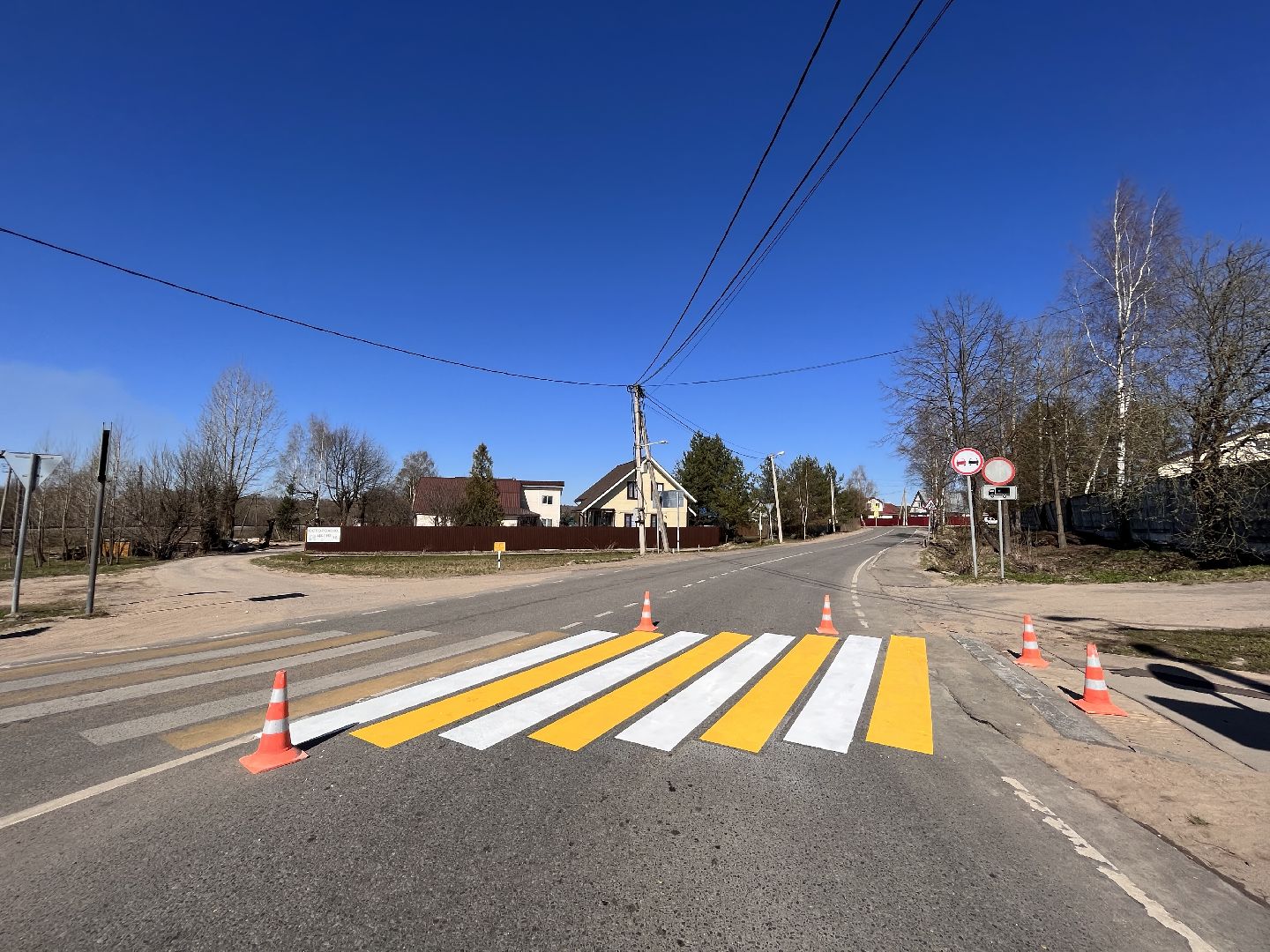 Шаховская, зебра, пешеходный переход