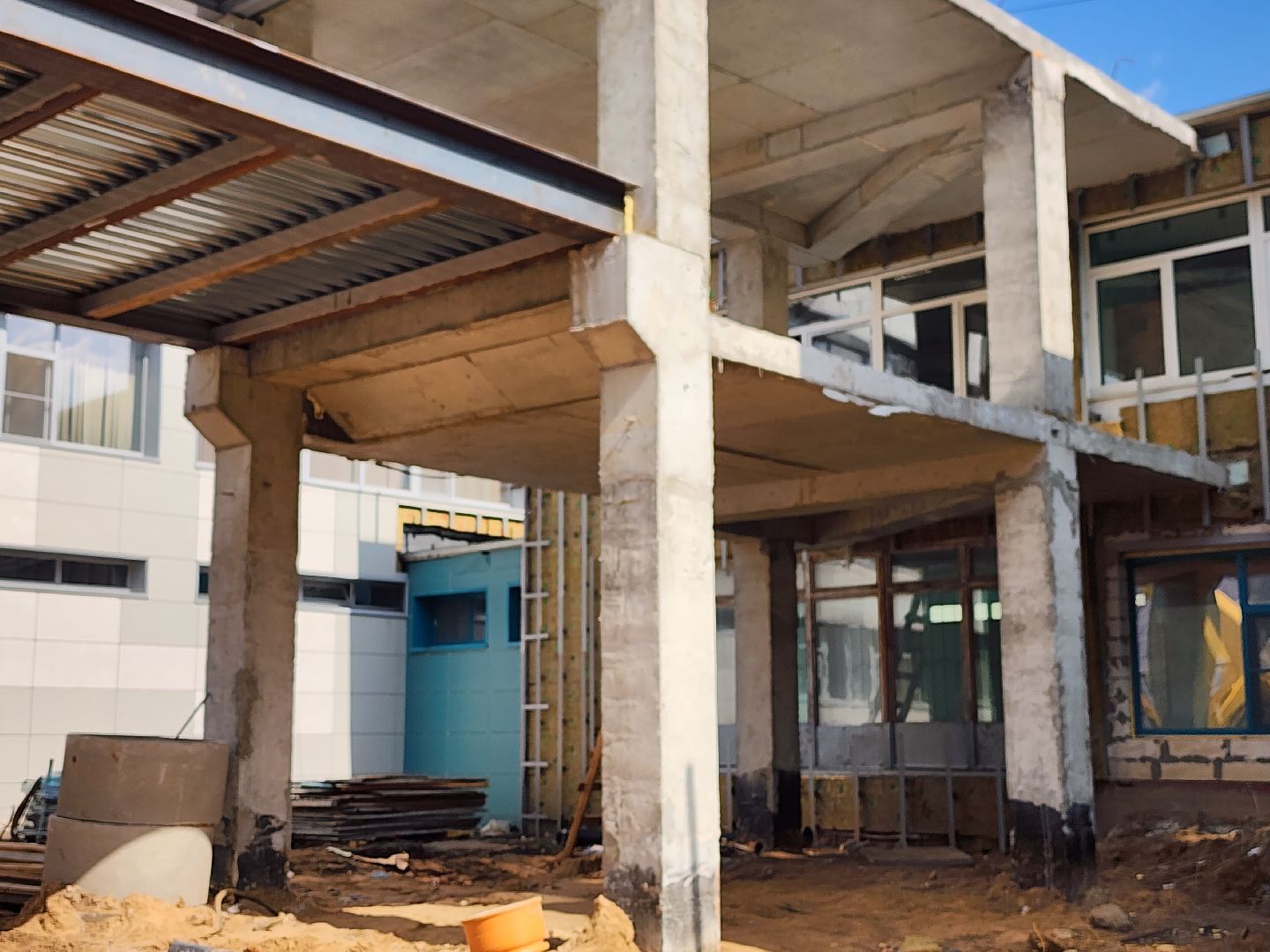 королёв, строительство перехода,  новая пристройка к школе, губернатор московской области,