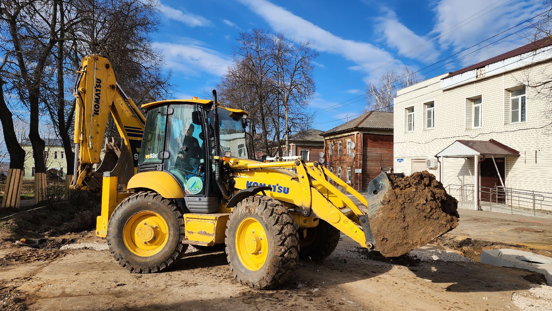 кашира, благоустройство, комфортная городская среда, строительство, историческая часть города, земляные работы,