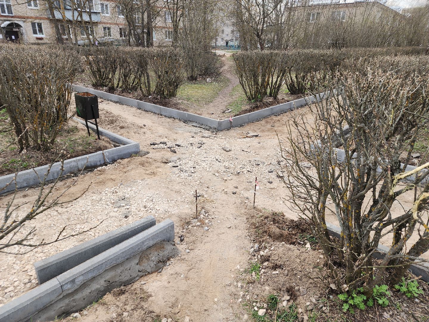 благоустройство дворов, орехово-зуевский округ, малая дубна,