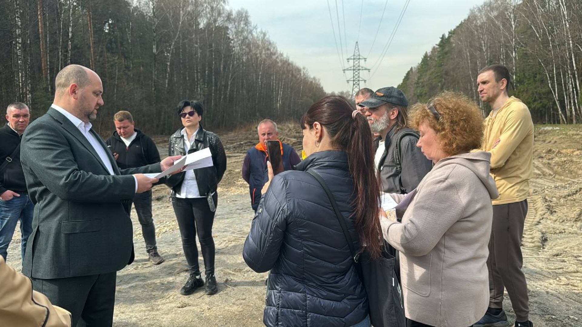 благоуйстройство, кучинский лесопарк, встреча администрации с жителями,