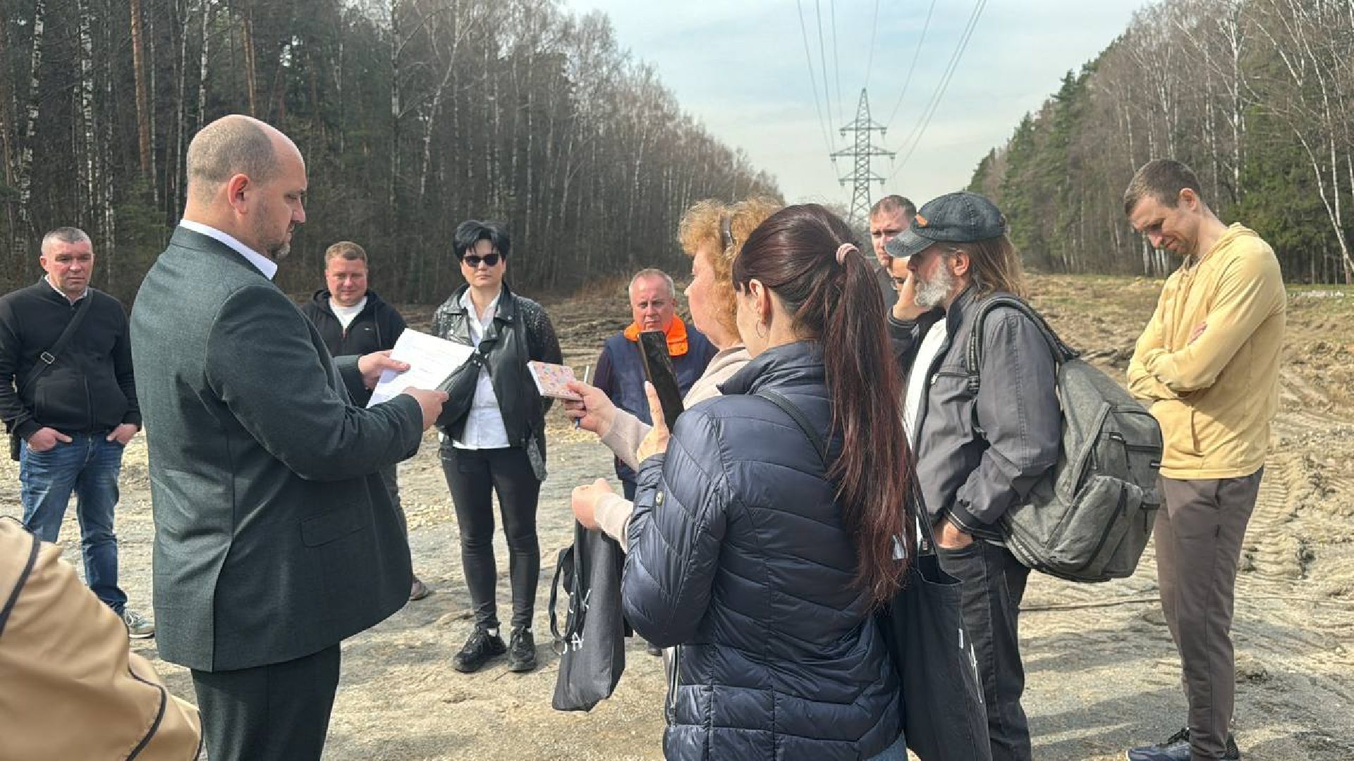 благоуйстройство, кучинский лесопарк, встреча администрации с жителями,