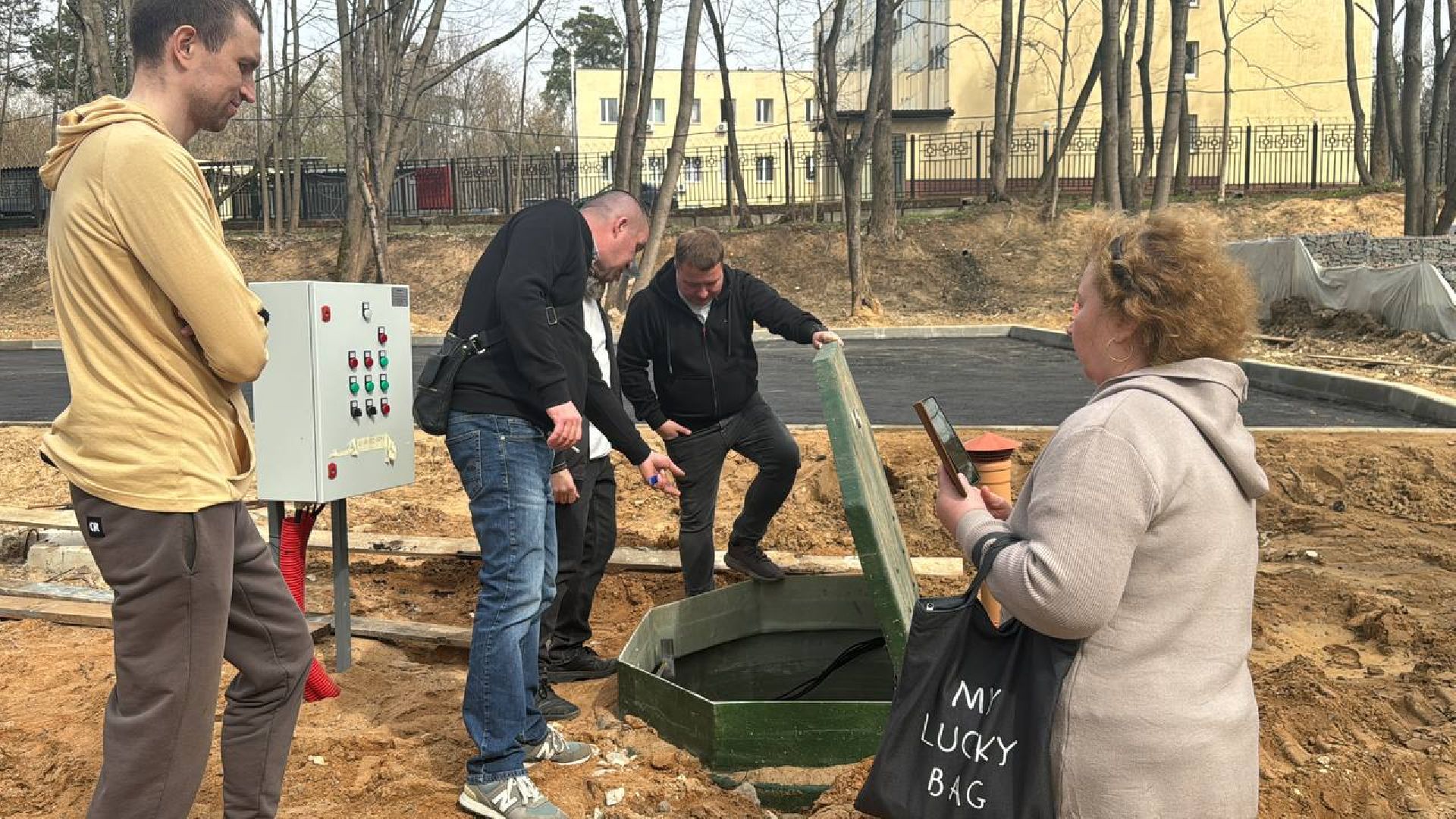 благоуйстройство, кучинский лесопарк, встреча администрации с жителями,