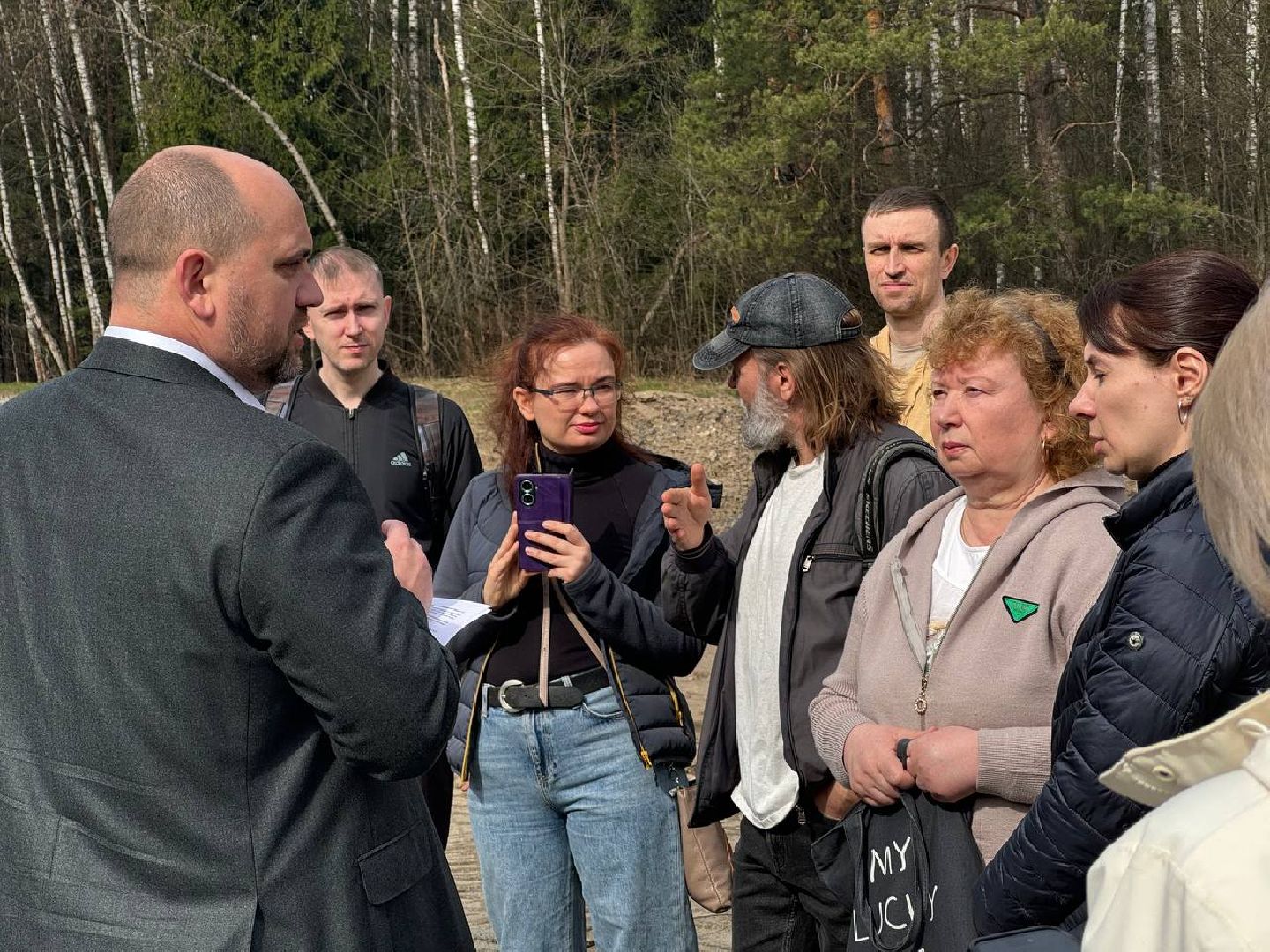 благоуйстройство, кучинский лесопарк, встреча администрации с жителями,