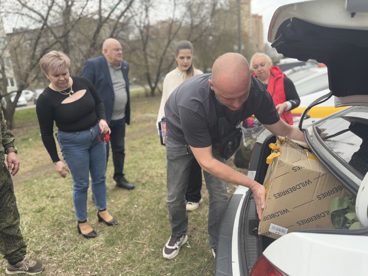 сво, гумпомощь бойцам, балашиха, фонд защита,