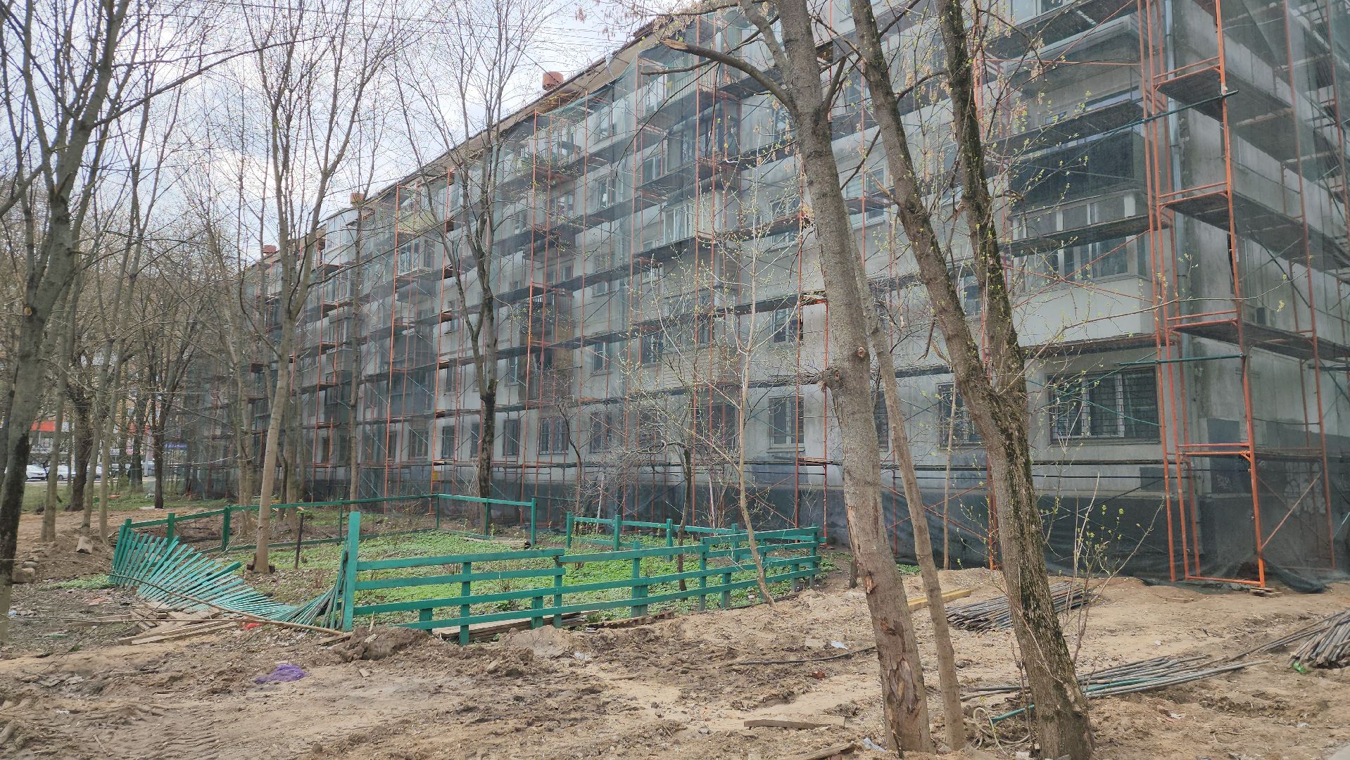 пушкино, капремонт, ремонт фасада дома, подрядная организация, штукатурные работы,вертикалки,