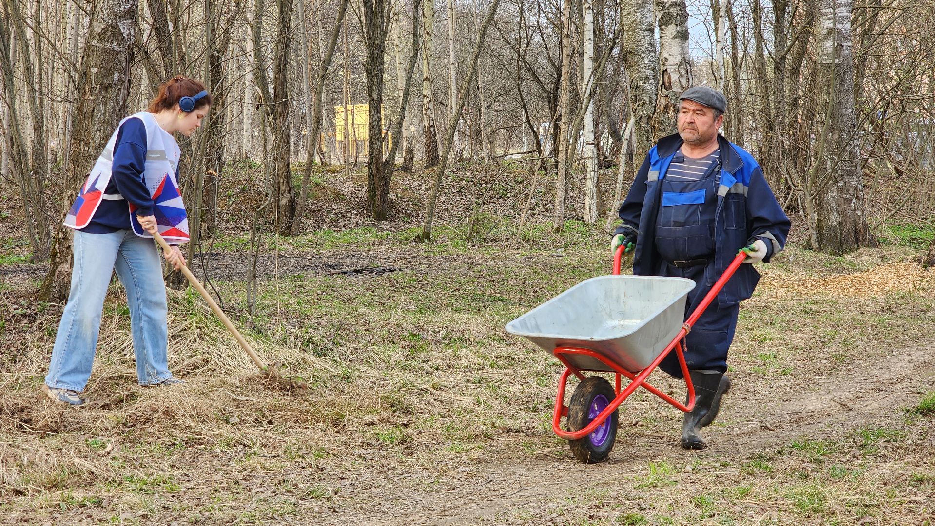 субботник, очистка водоема, Река, Лобня,
