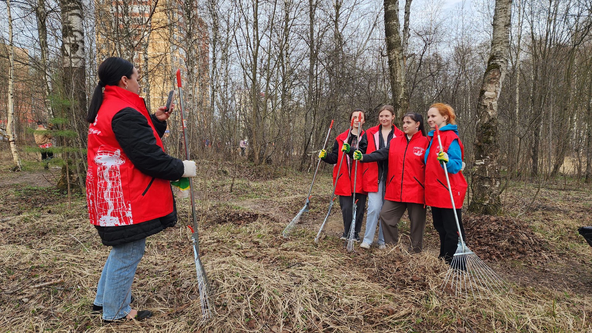 субботник, очистка водоема, Река, Лобня,