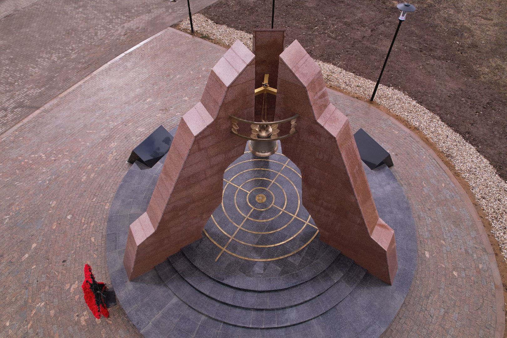 видео с коптера, памятник в можайске,