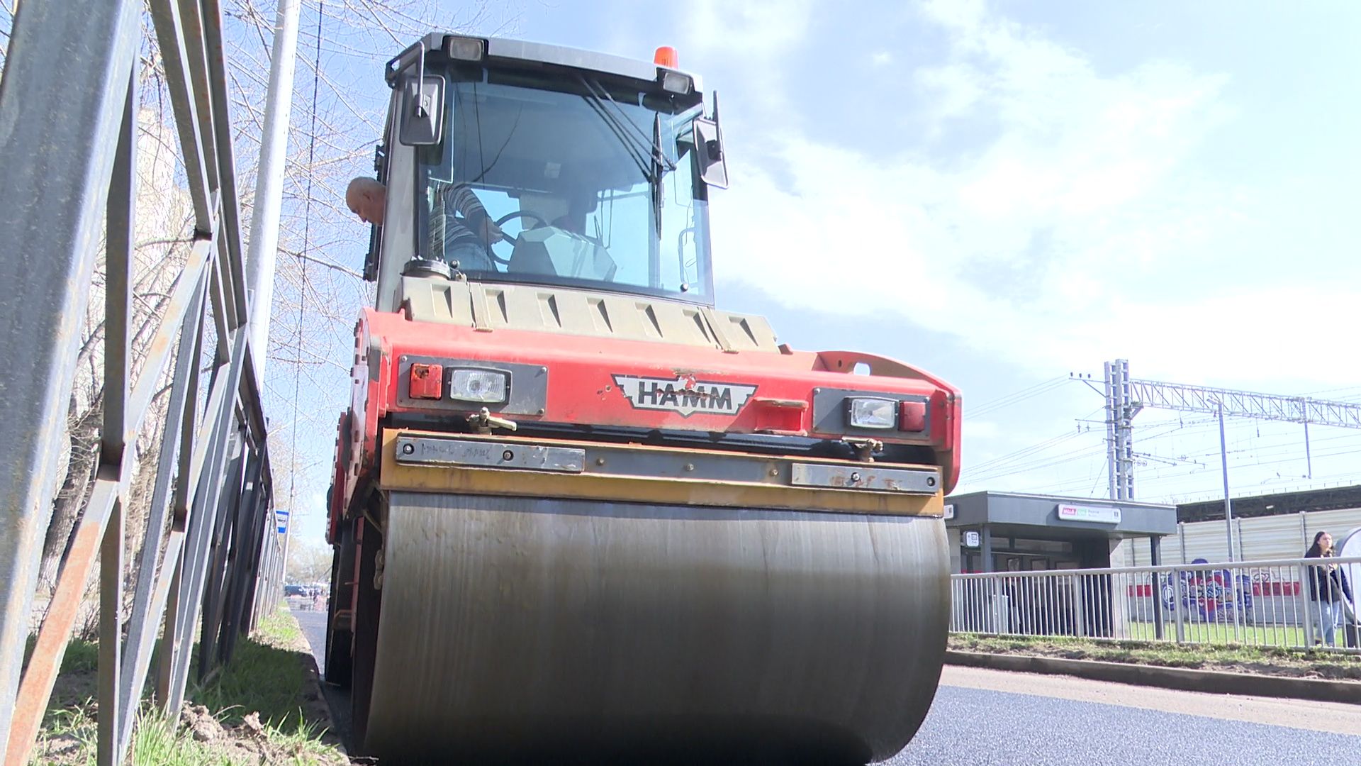 Реутов, асфальт, каток, ремонт дорог,