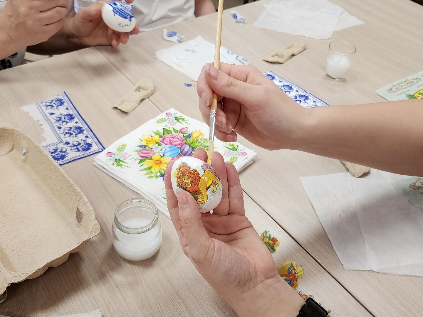 сергиев посад, многомама, декупаж, пасхальные яйца,