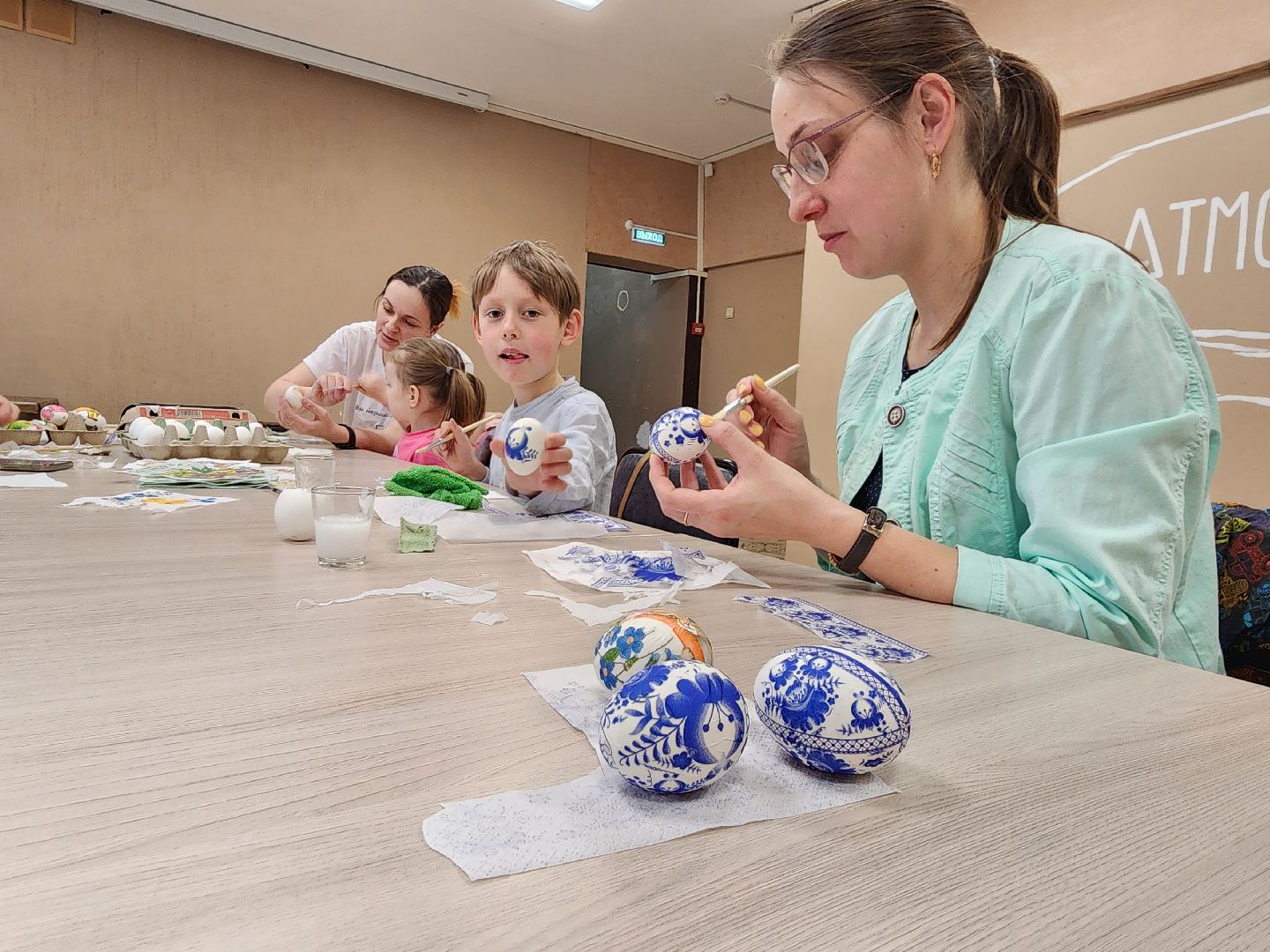 сергиев посад, многомама, декупаж, пасхальные яйца,