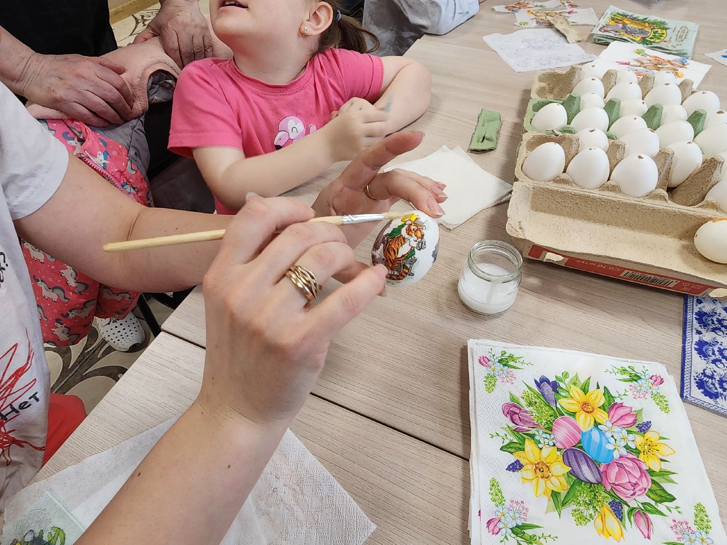 сергиев посад, многомама, декупаж, пасхальные яйца,