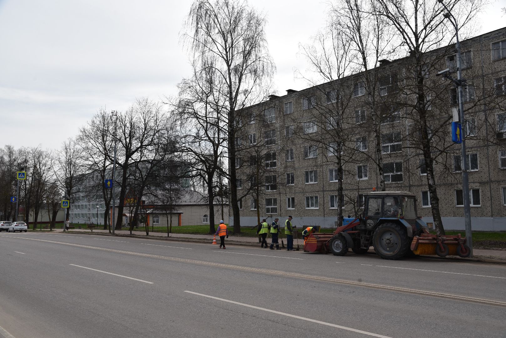 лотошино, мосавтодор, дорожники, уборка улиц,