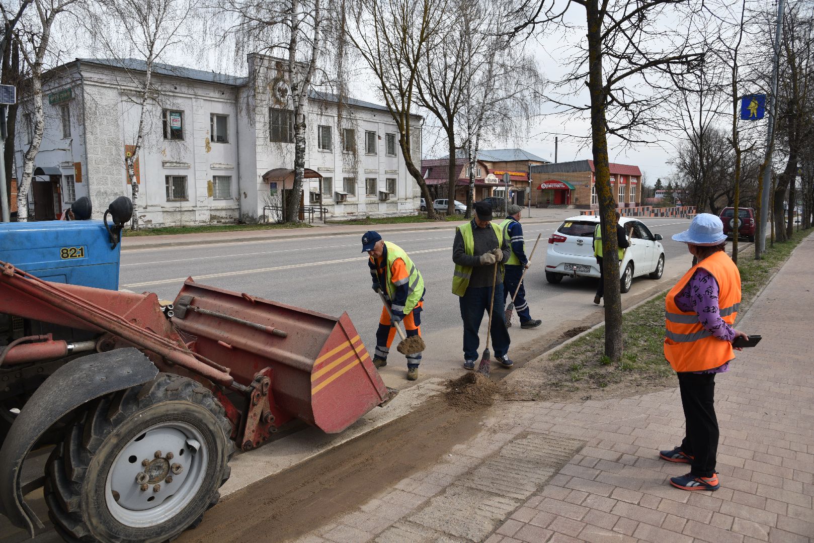 лотошино, мосавтодор, дорожники, уборка улиц,