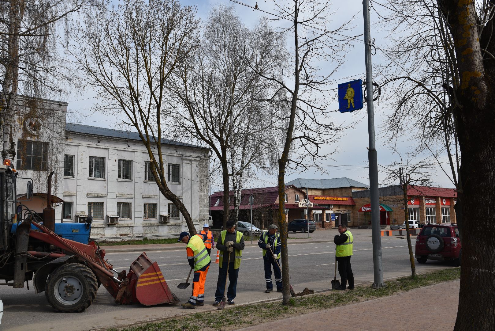 лотошино, мосавтодор, дорожники, уборка улиц,