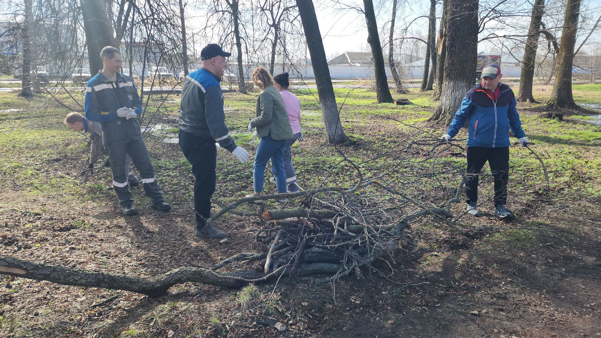 субботник, шатура, шатурская грэс, благоустройство,