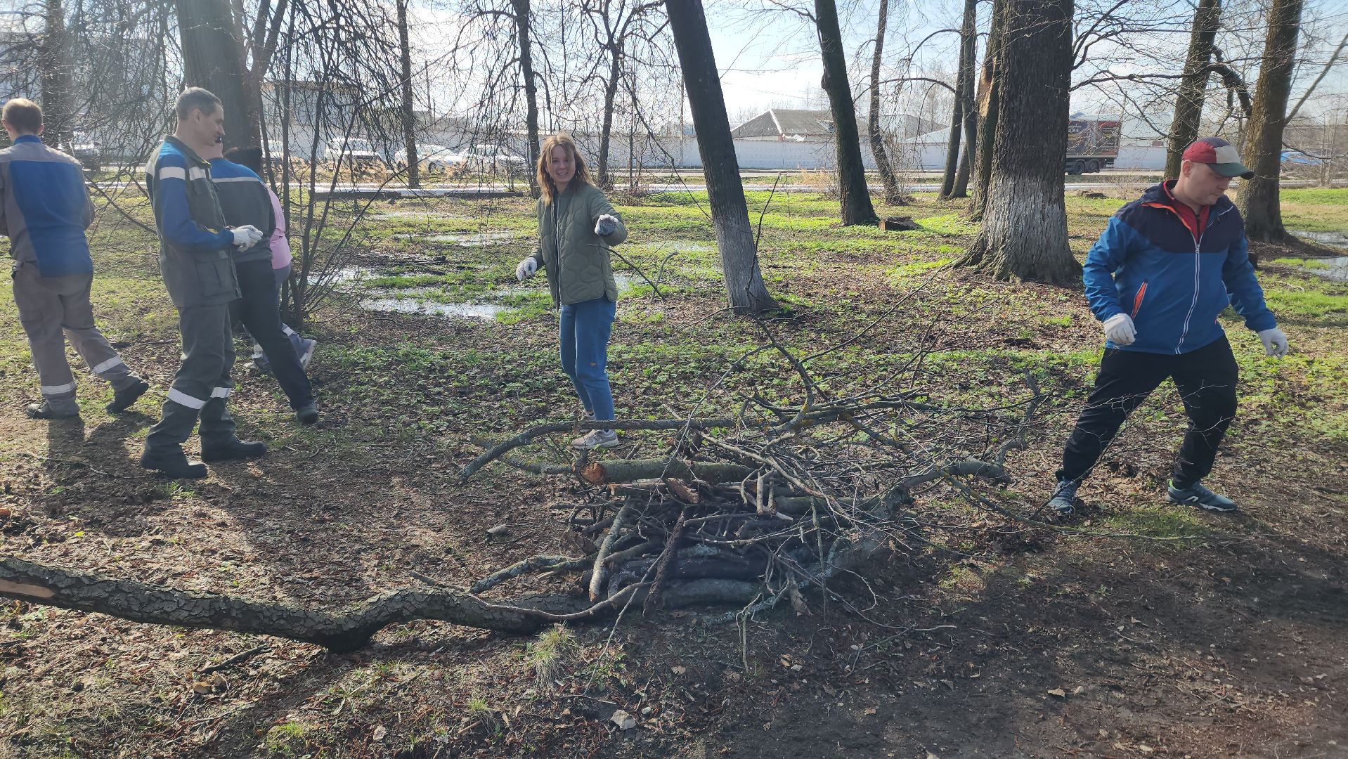 субботник, шатура, шатурская грэс, благоустройство,