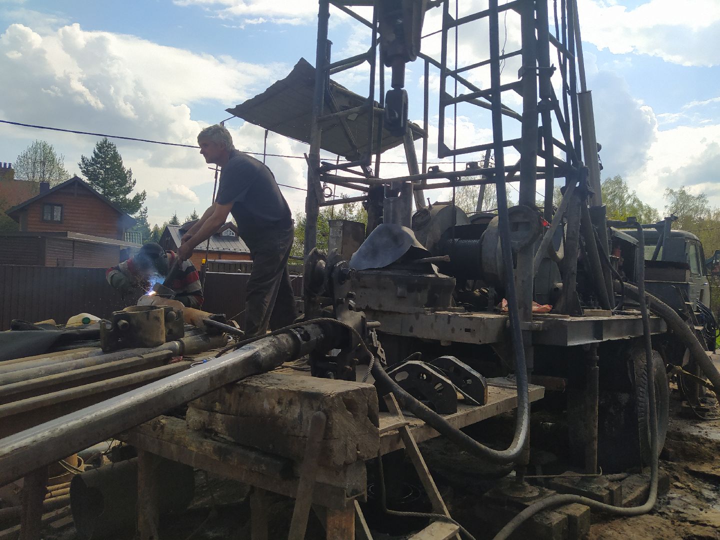 Аносино, сважина, Истра, бурение