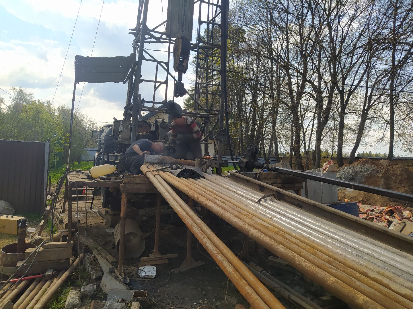 Аносино, сважина, Истра, бурение