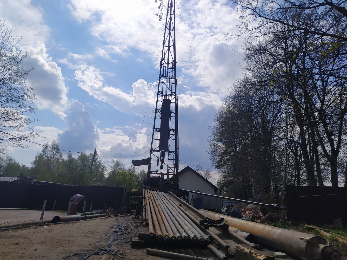 Аносино, сважина, Истра, бурение