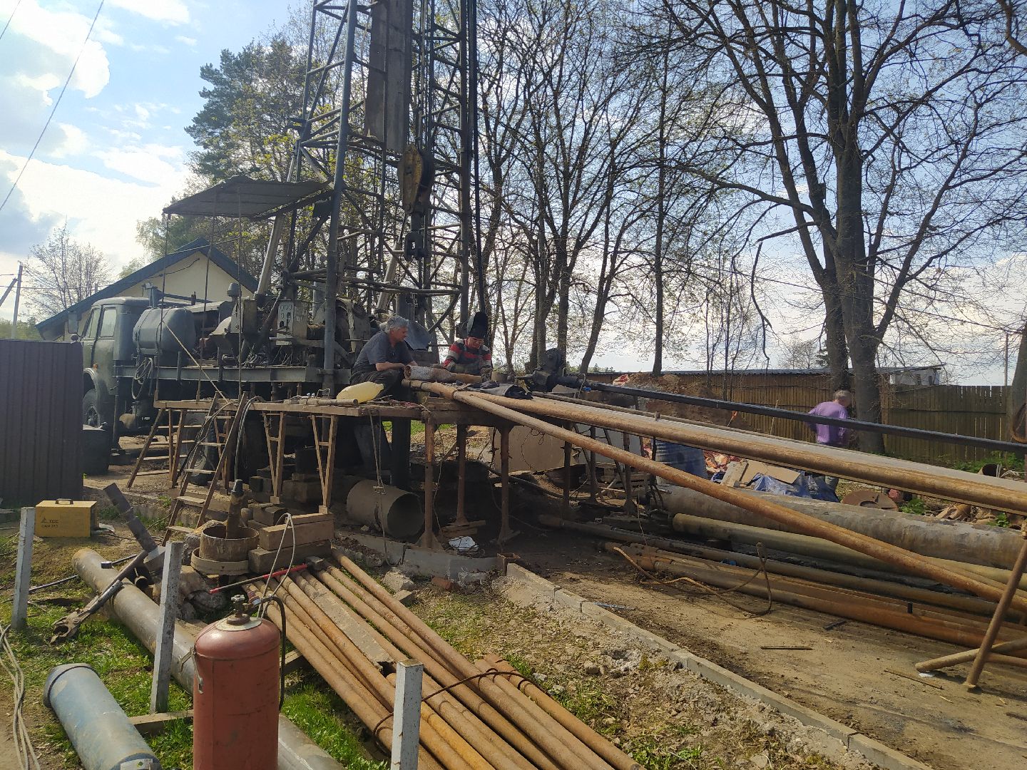 Аносино, сважина, Истра, бурение