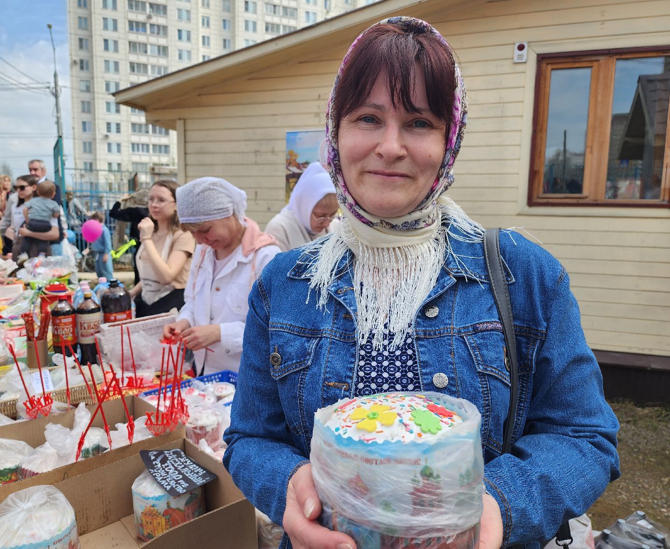 Пасха, Никольский храм, Подольск, Благотворительность, Куличи,