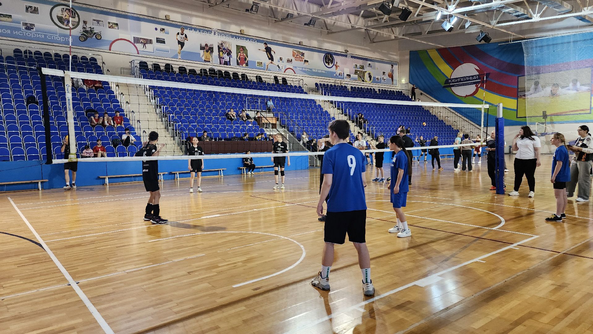 кашира, дс юбилейный, спорт, волейбол, президентские спортивные игры, школьники,