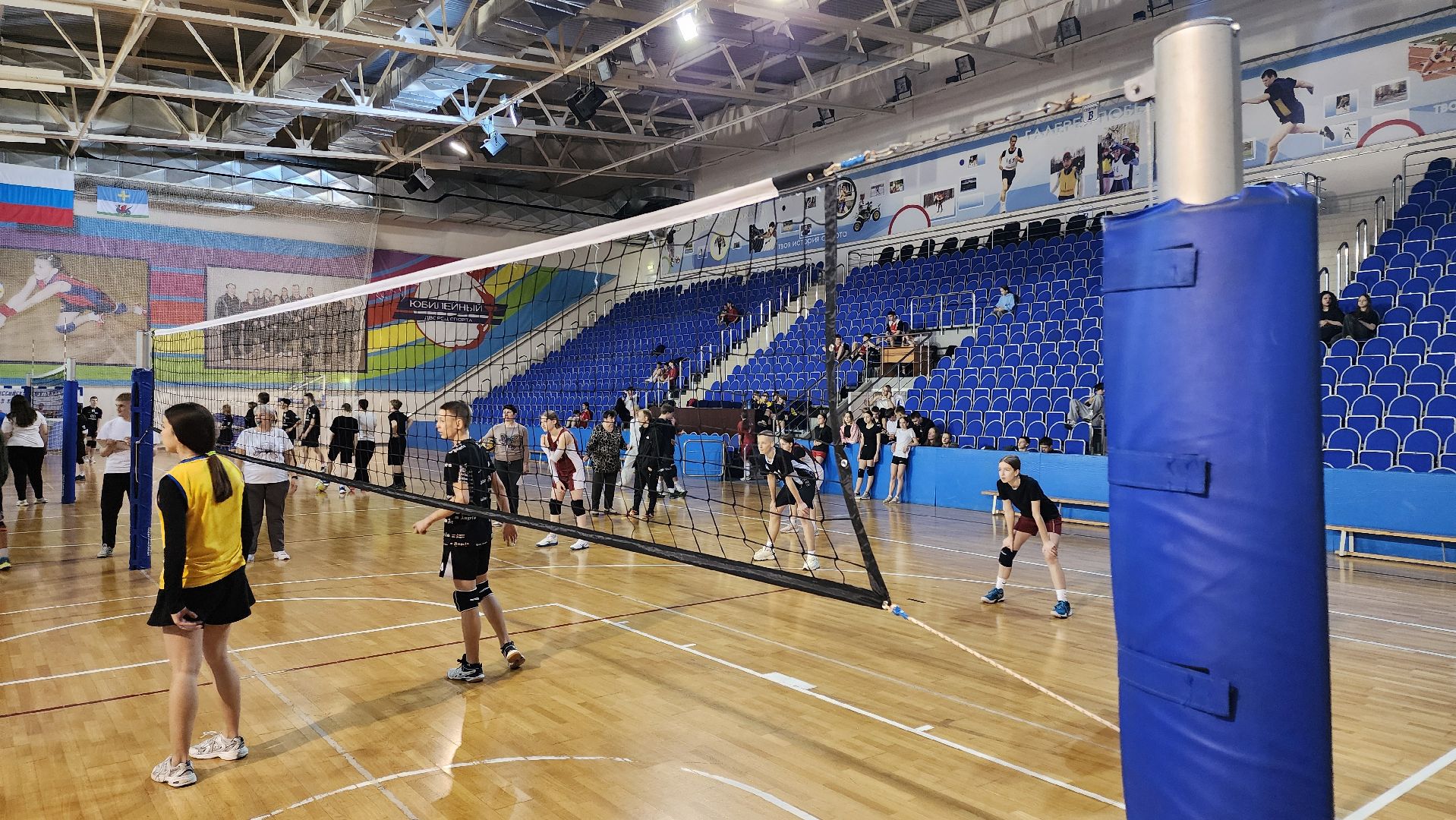 кашира, дс юбилейный, спорт, волейбол, президентские спортивные игры, школьники,