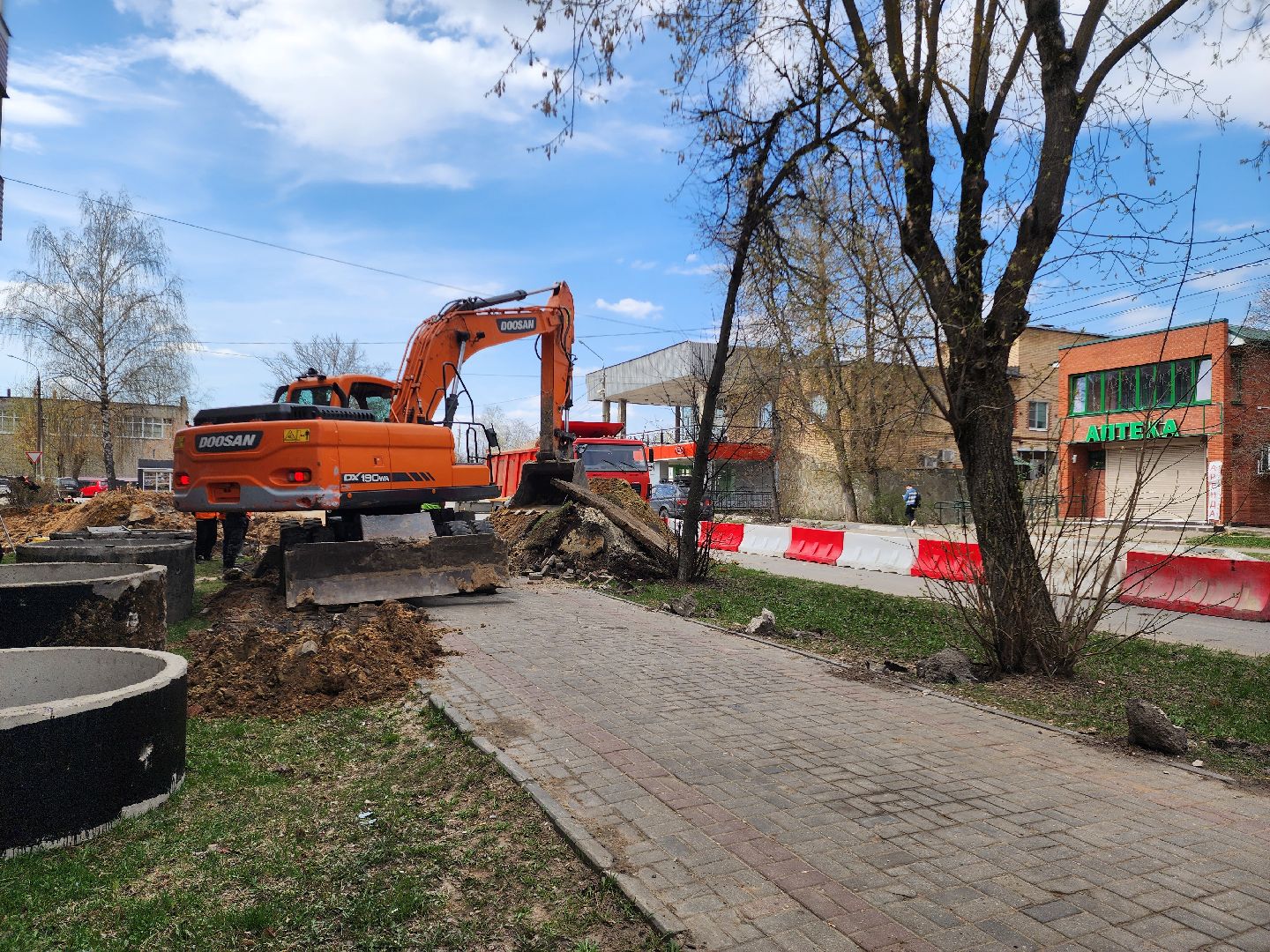 ливневая канализация, шатура, строительство в шатуре,
