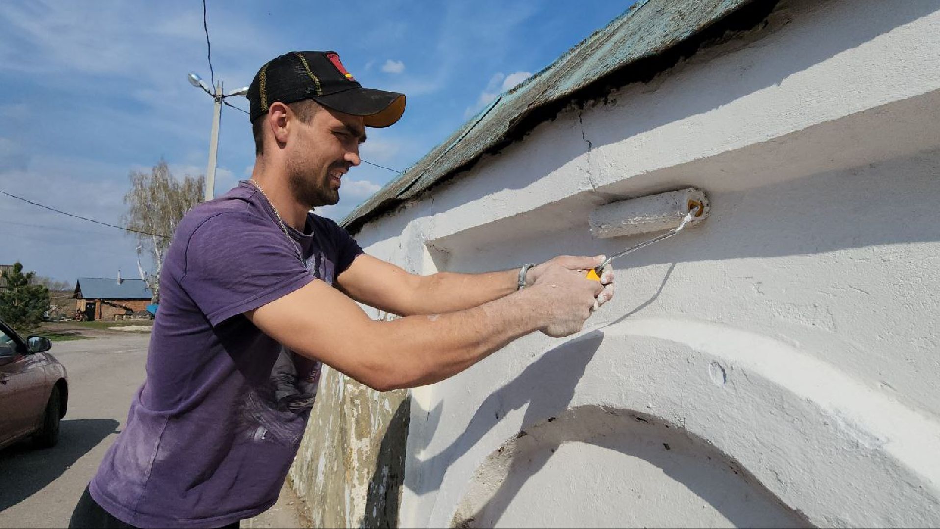 Луховицы,  субботник в храме,