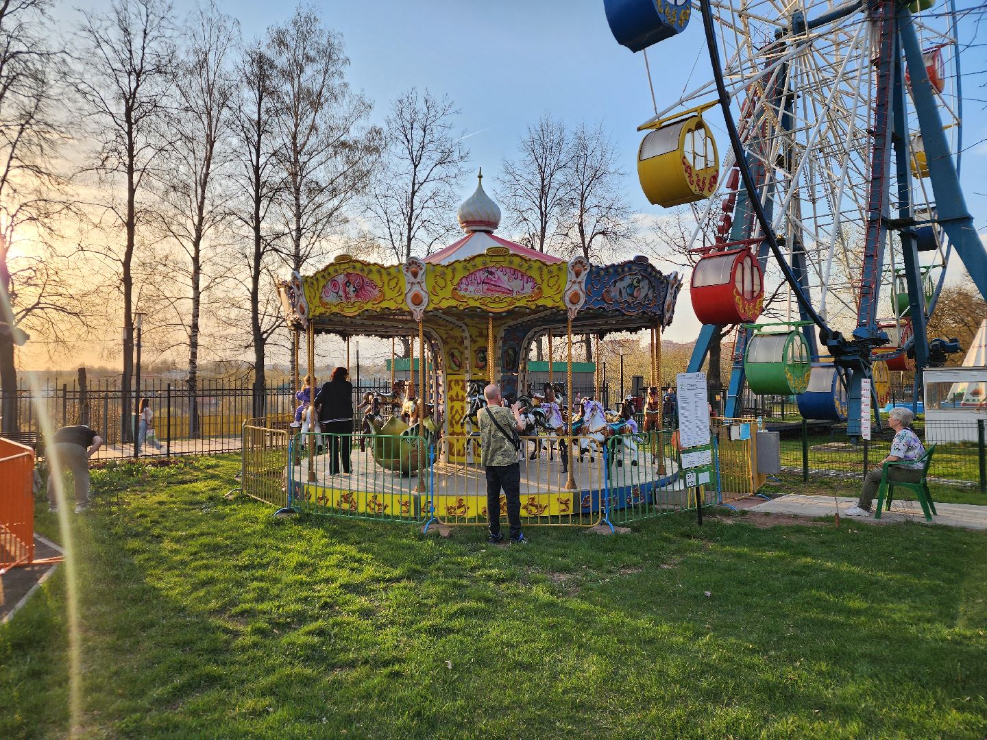 подольск, аттракционы, парк талалихина,