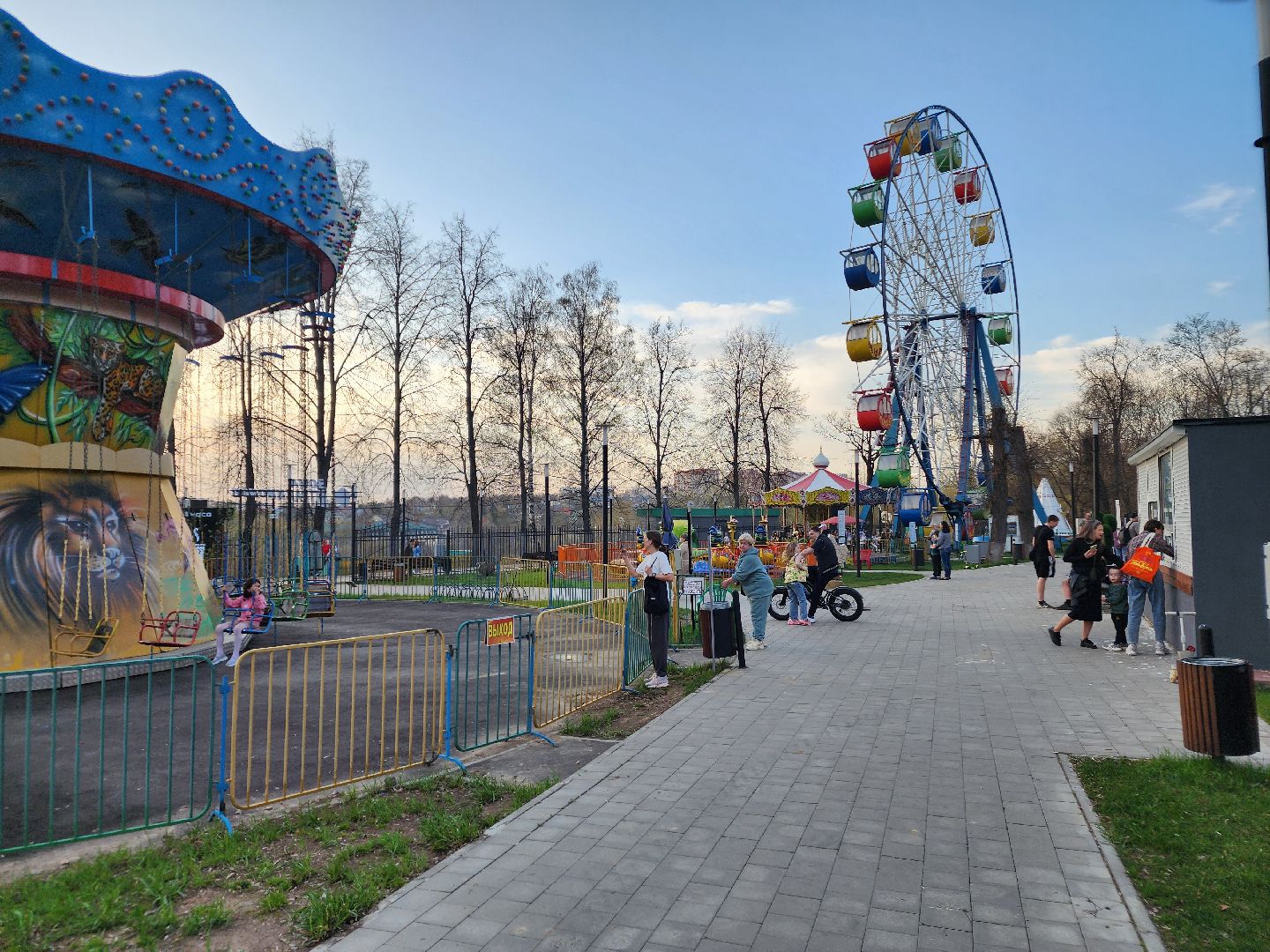 подольск, аттракционы, парк талалихина,