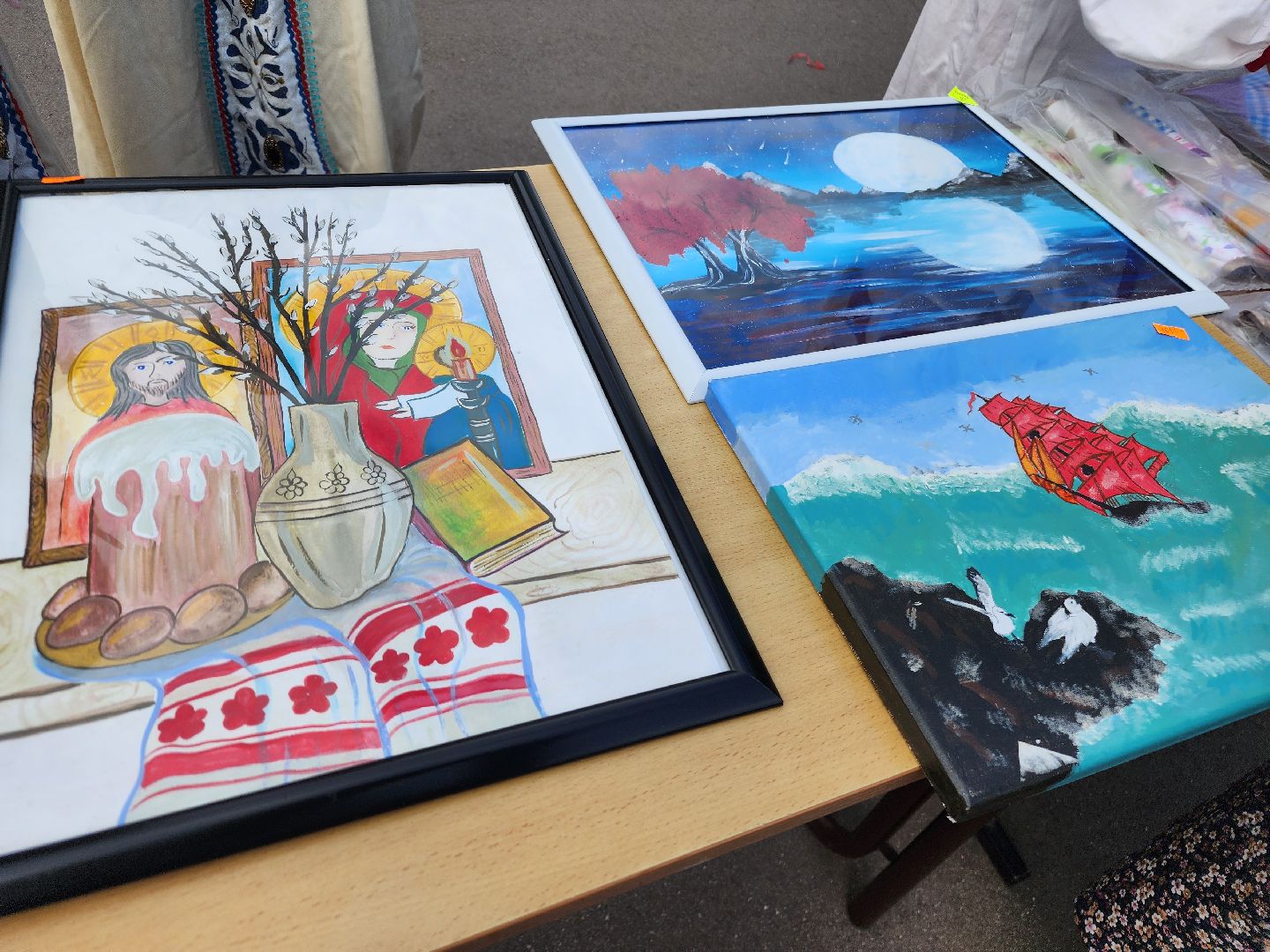 фрязино, пасха, благотворительная ярмарка, лицей,