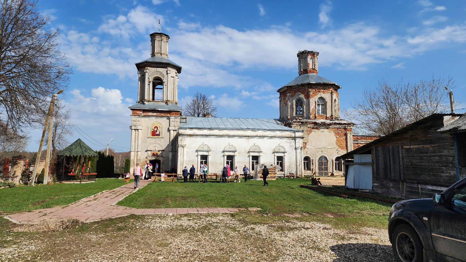 Пасха, Руза, брыньково, Православие, освящение куличей,