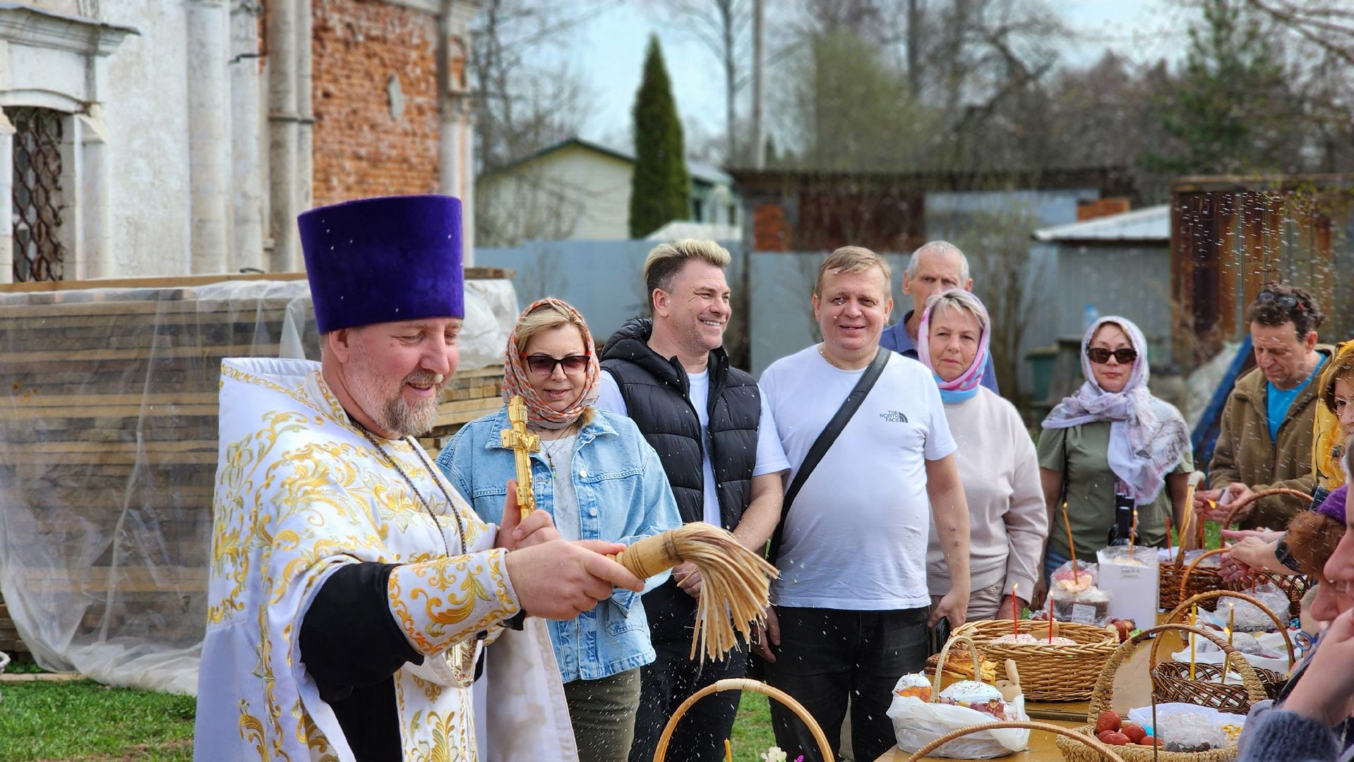 Пасха, Руза, брыньково, Православие, освящение куличей,