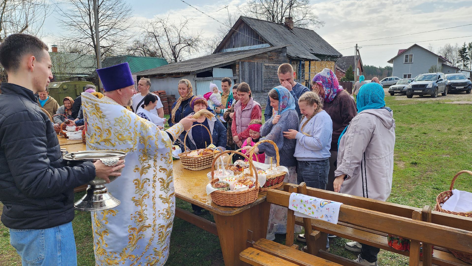 Пасха, Руза, брыньково, Православие, освящение куличей,
