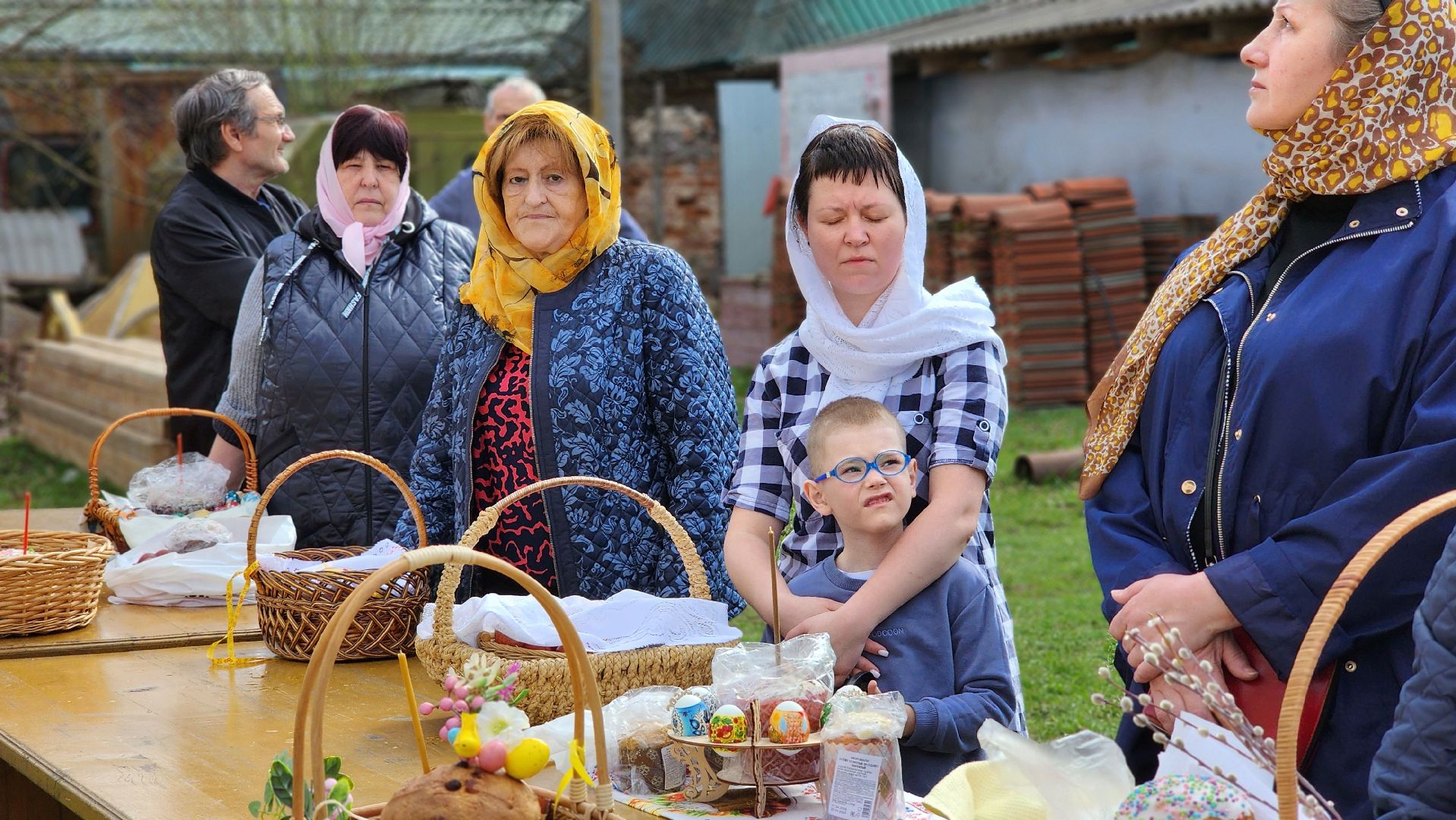 Пасха, Руза, брыньково, Православие, освящение куличей,