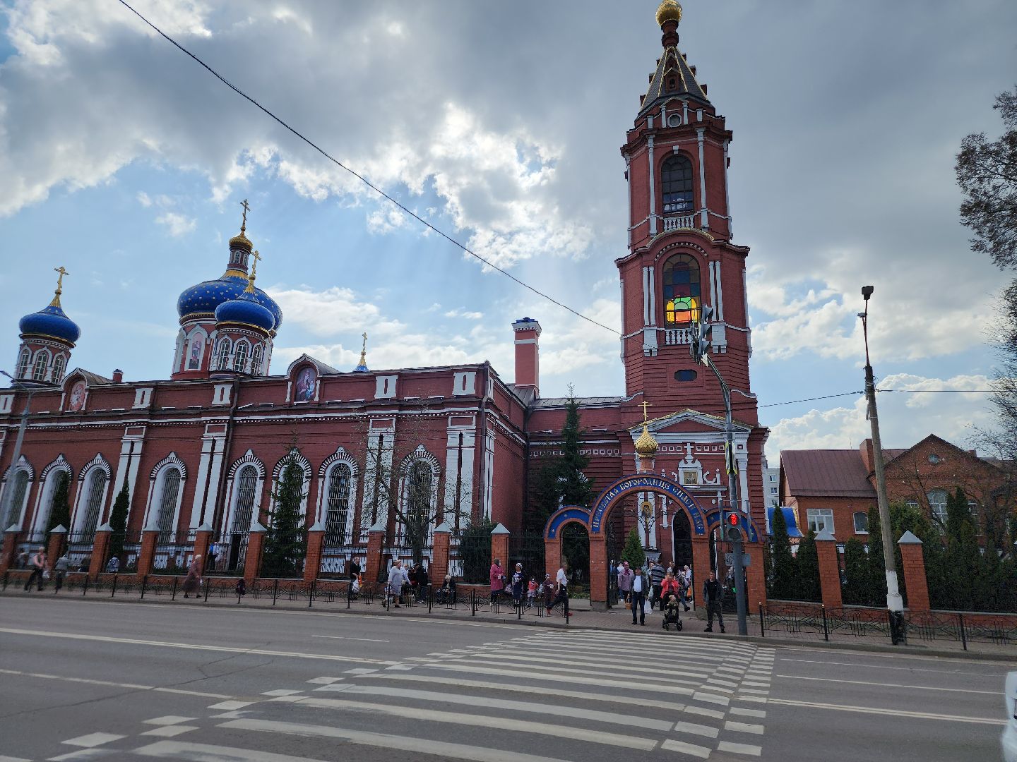 пасха, освящение куличей, орехово-зуевский округ,