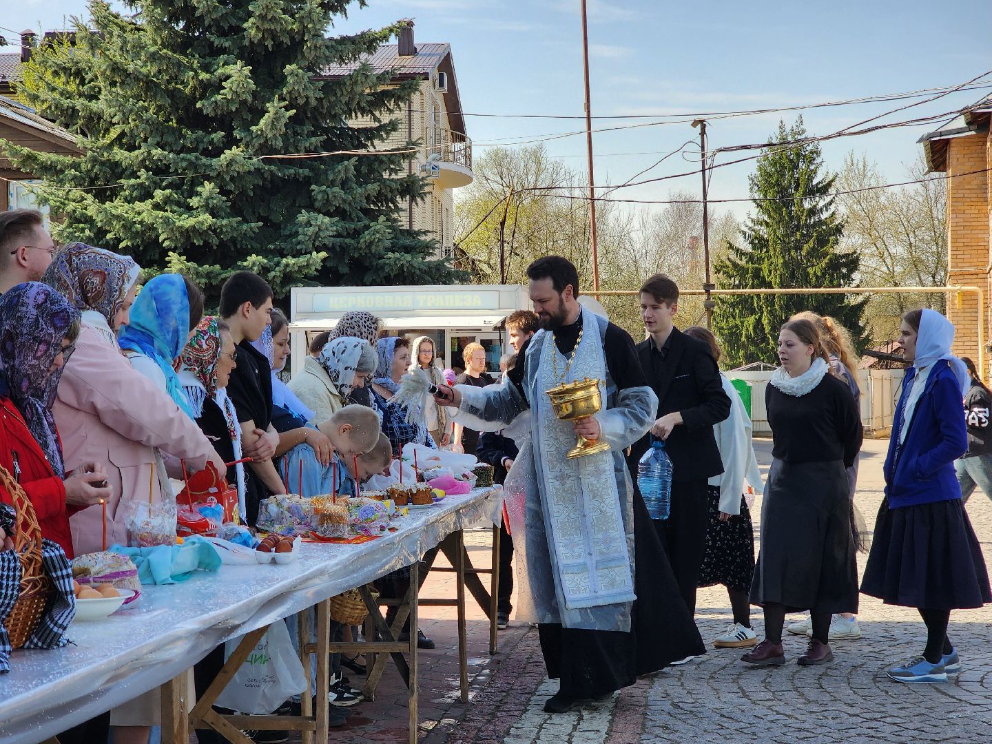 ногинск, общество, пасха, кулич, освящение куличей, религия,
