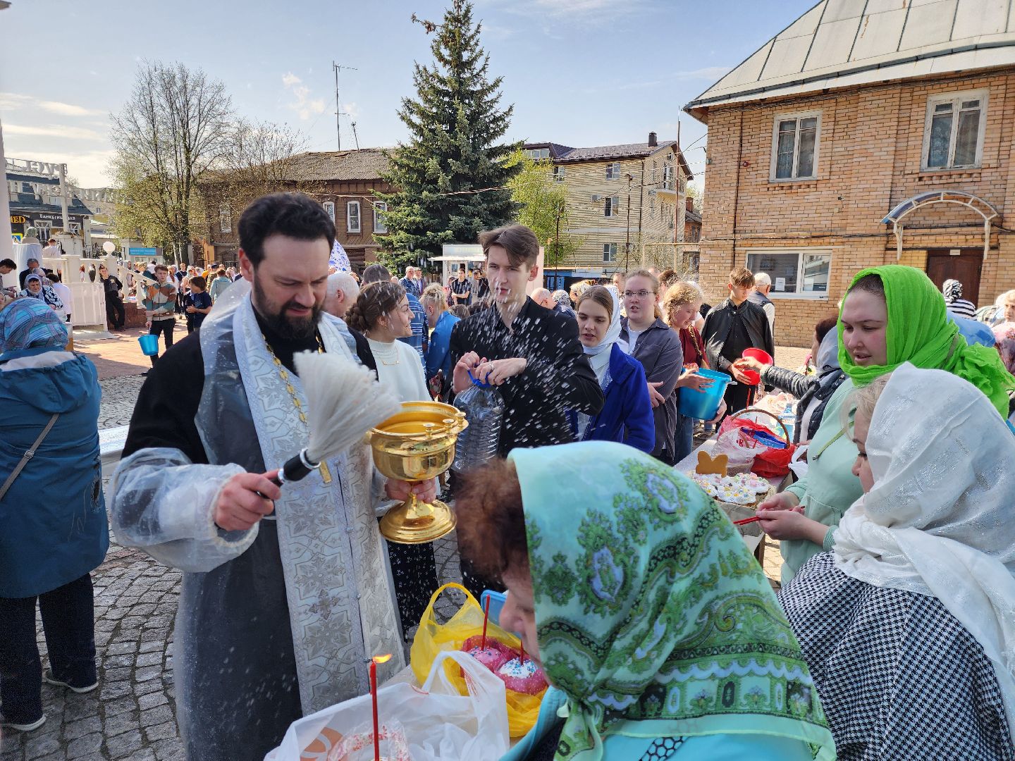 ногинск, общество, пасха, кулич, освящение куличей, религия,