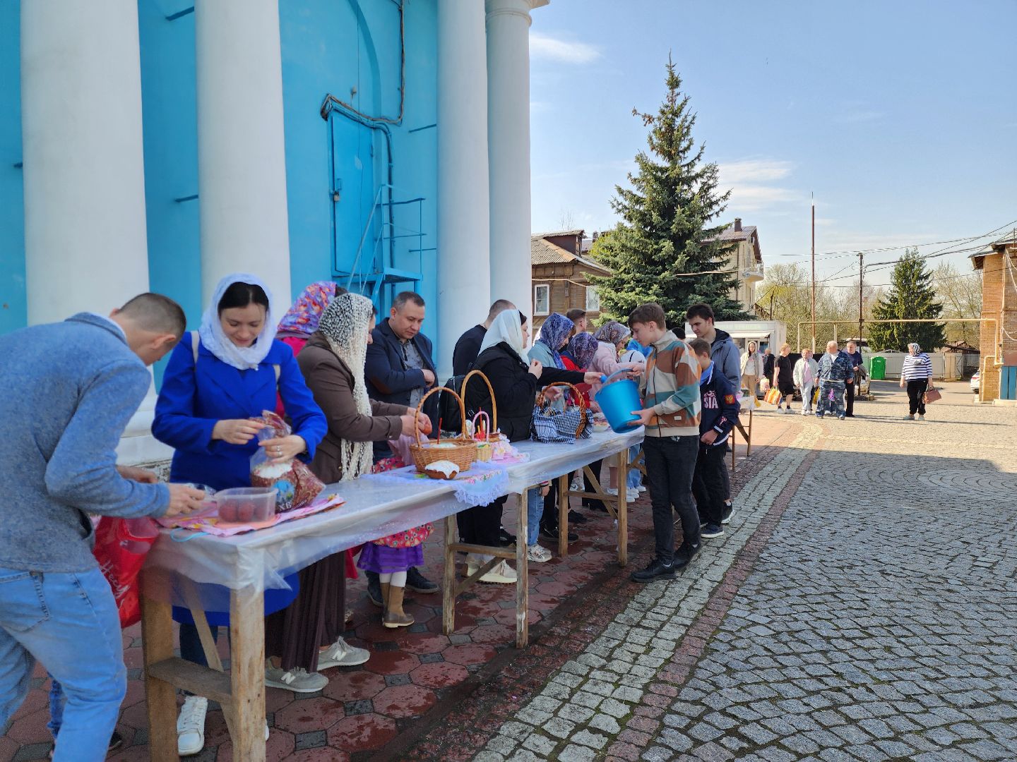 ногинск, общество, пасха, кулич, освящение куличей, религия,